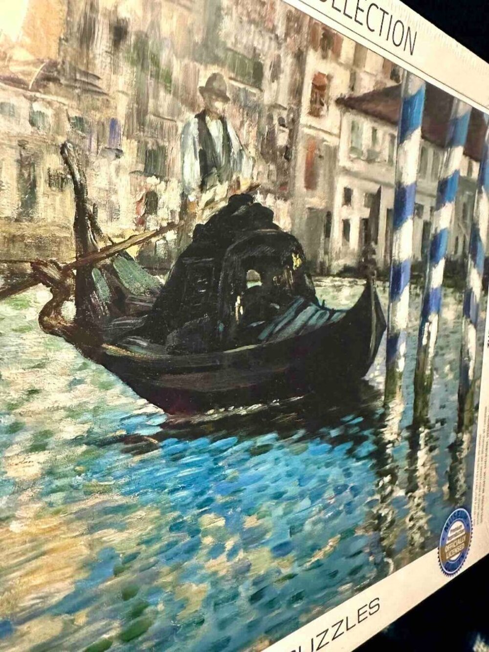 NWT Jigsaw Puzzle 1000pc EduoardManet Le Grand Canal Venice Italy Sealed